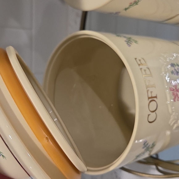 The Lenox Spice Garden 1993 Set Of 4 Canisters (Rare) - Picture 4 of 10